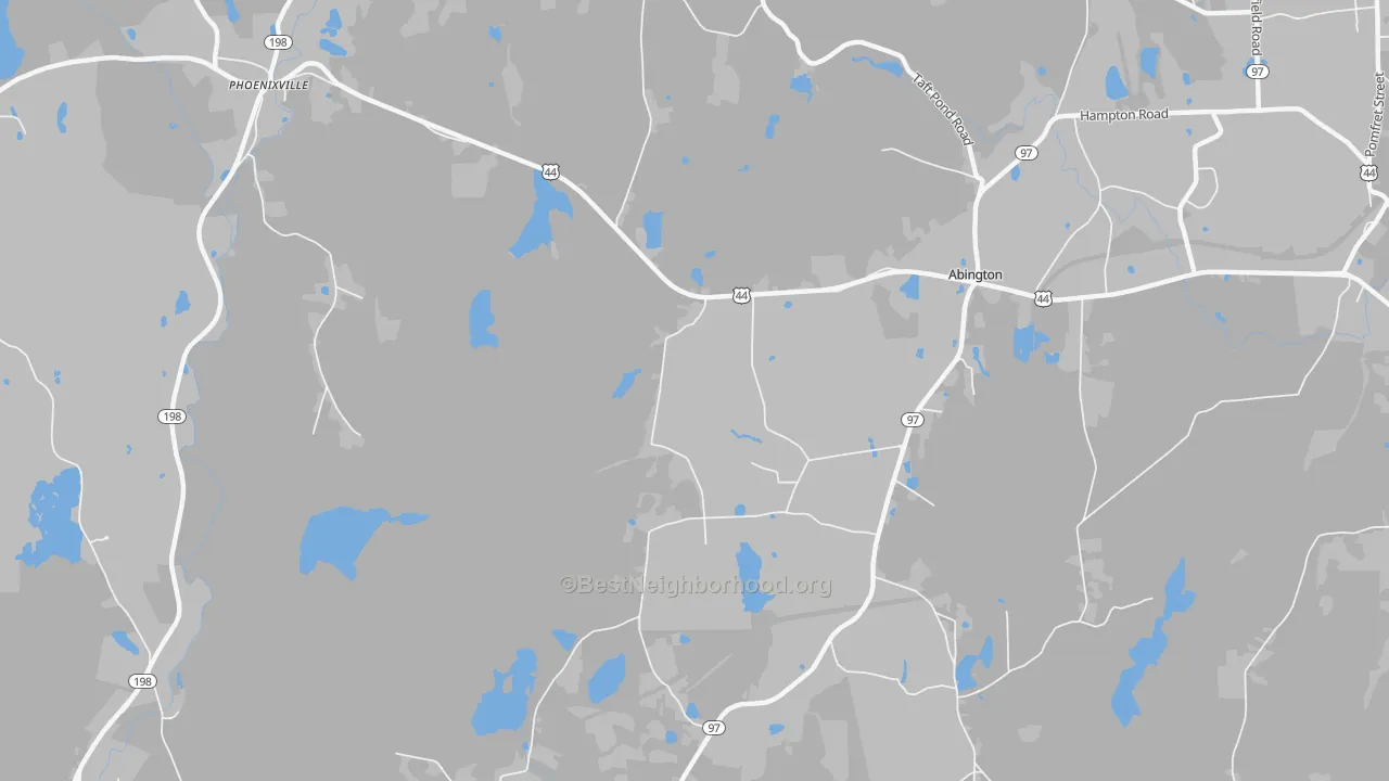 Transit Grade map of Abington, CT