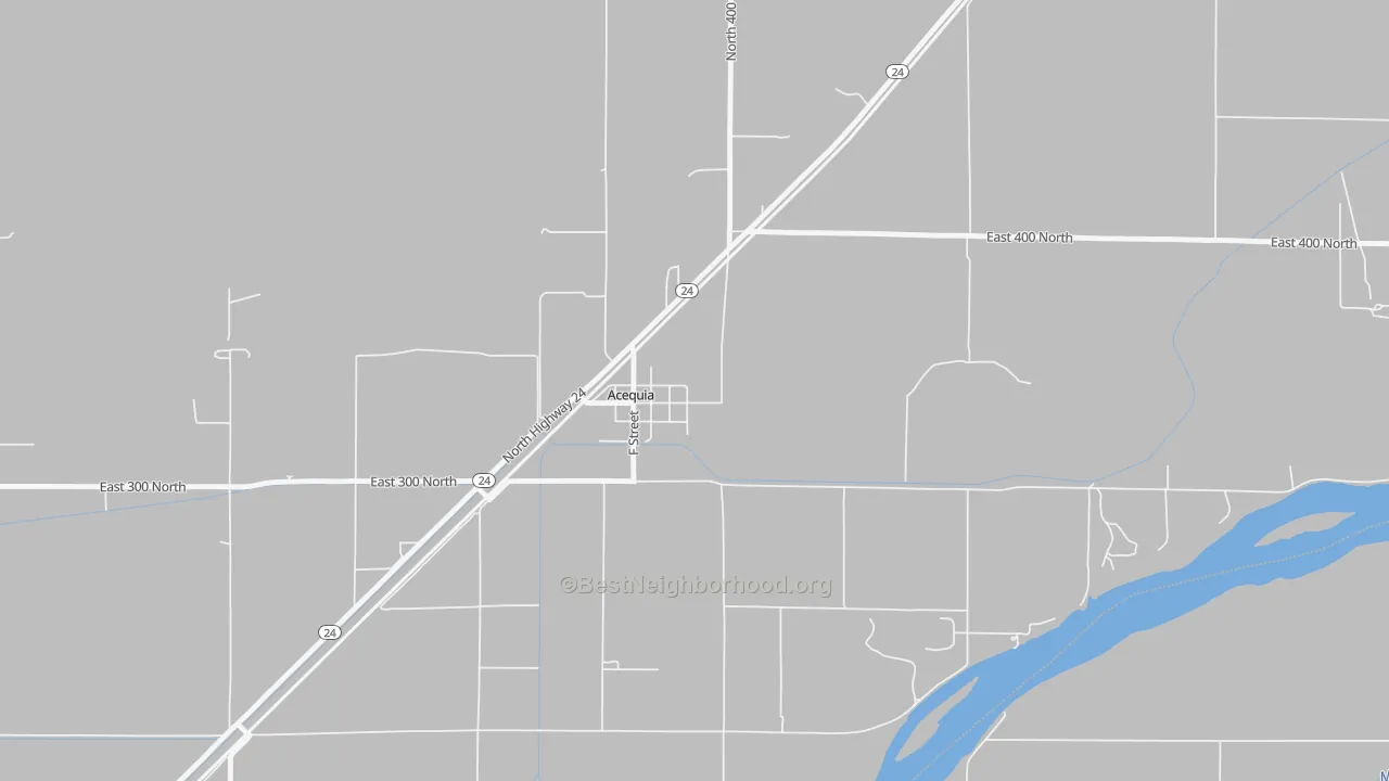 Transit Grade map of Acequia, ID
