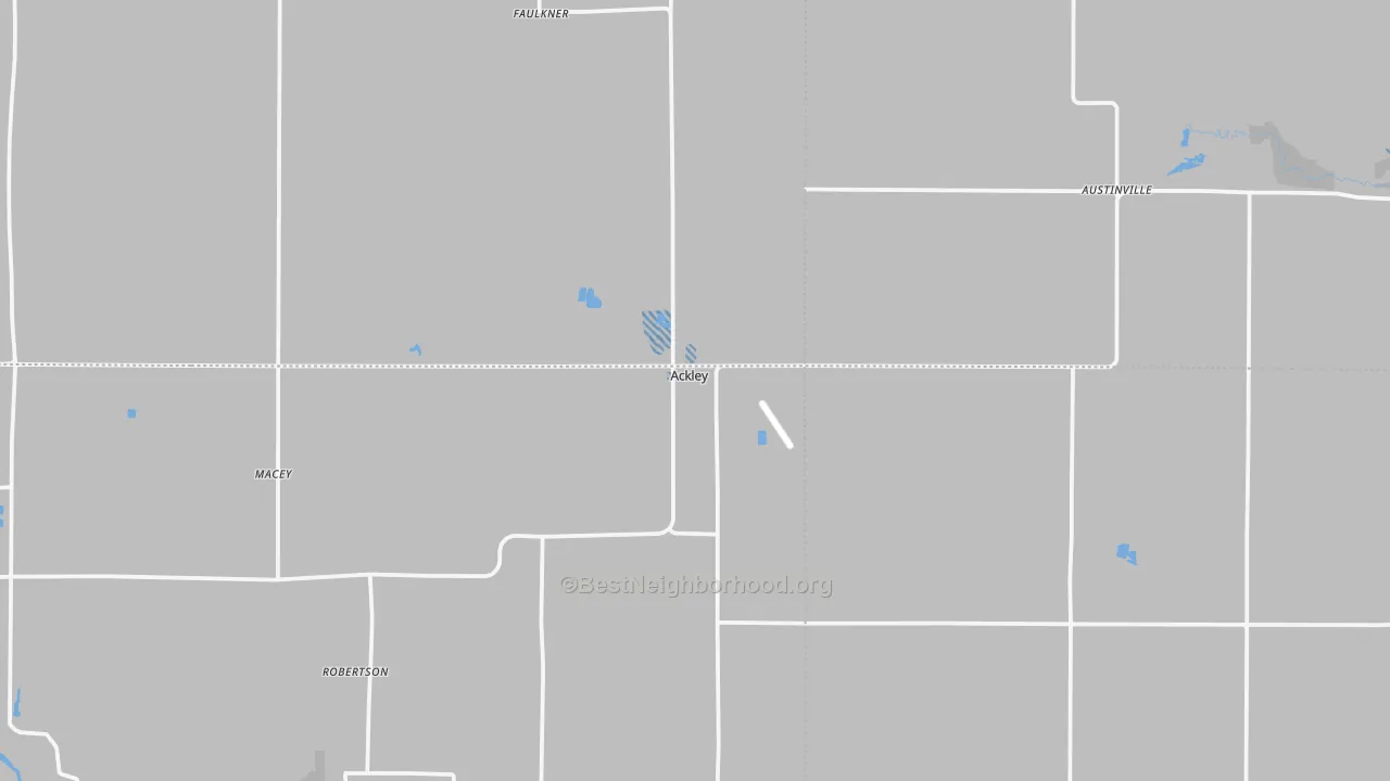Transit Grade map of Ackley, IA