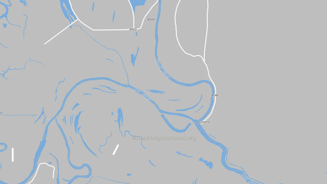 Transit Grade map of Acme, LA