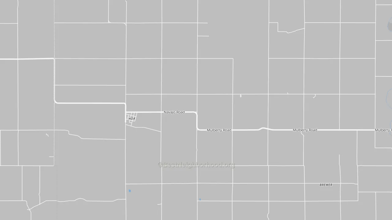 Transit Grade map of Ada, KS