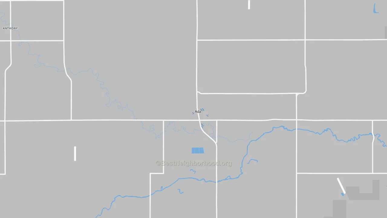 Transit Grade map of Ada, MN
