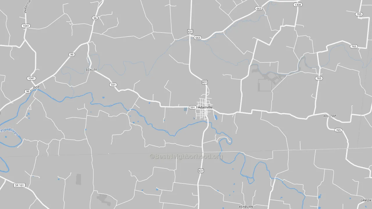 Transit Grade map of Adairville, KY