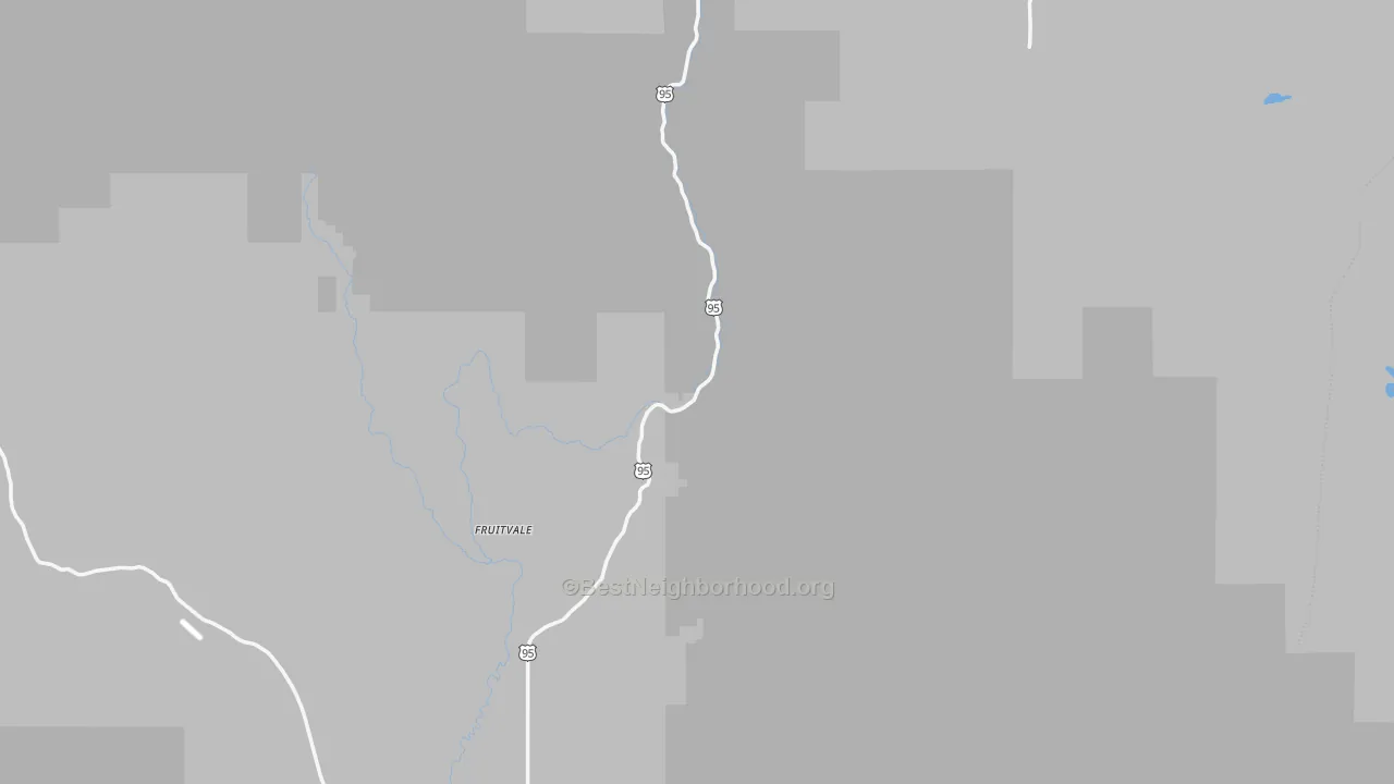 Transit Grade map of Adams County, ID