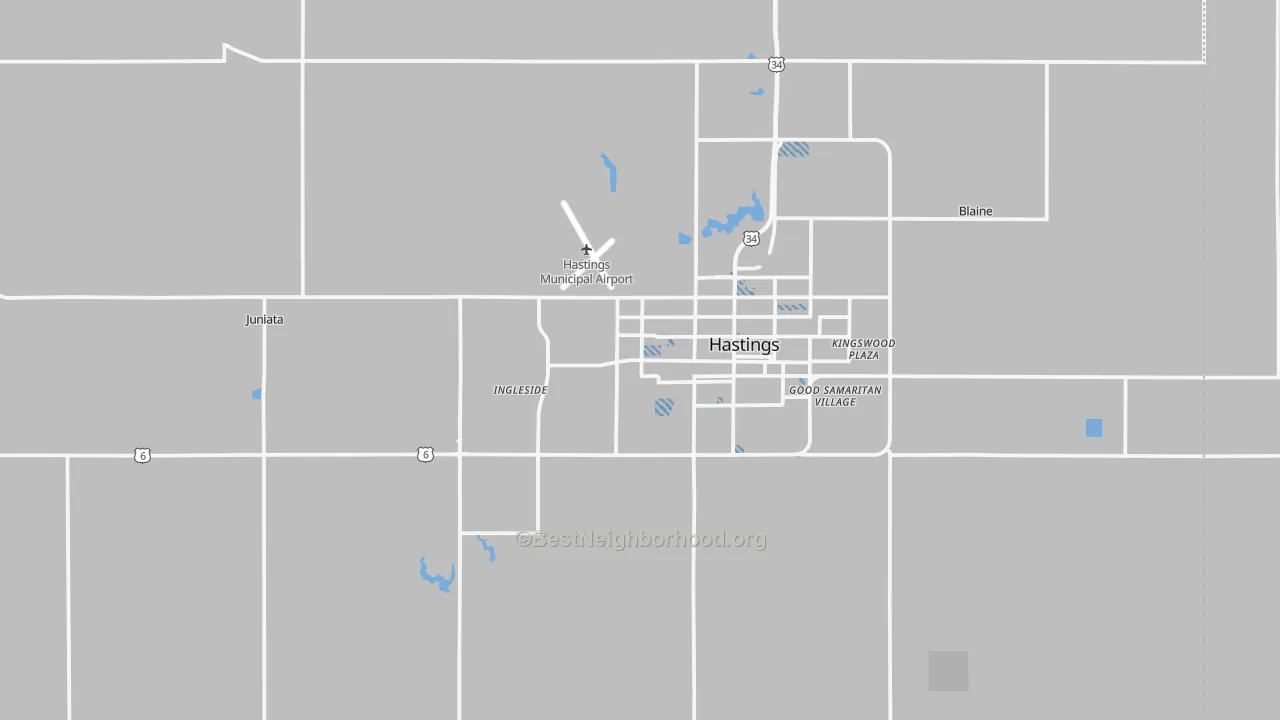 Transit Grade map of Adams County, NE