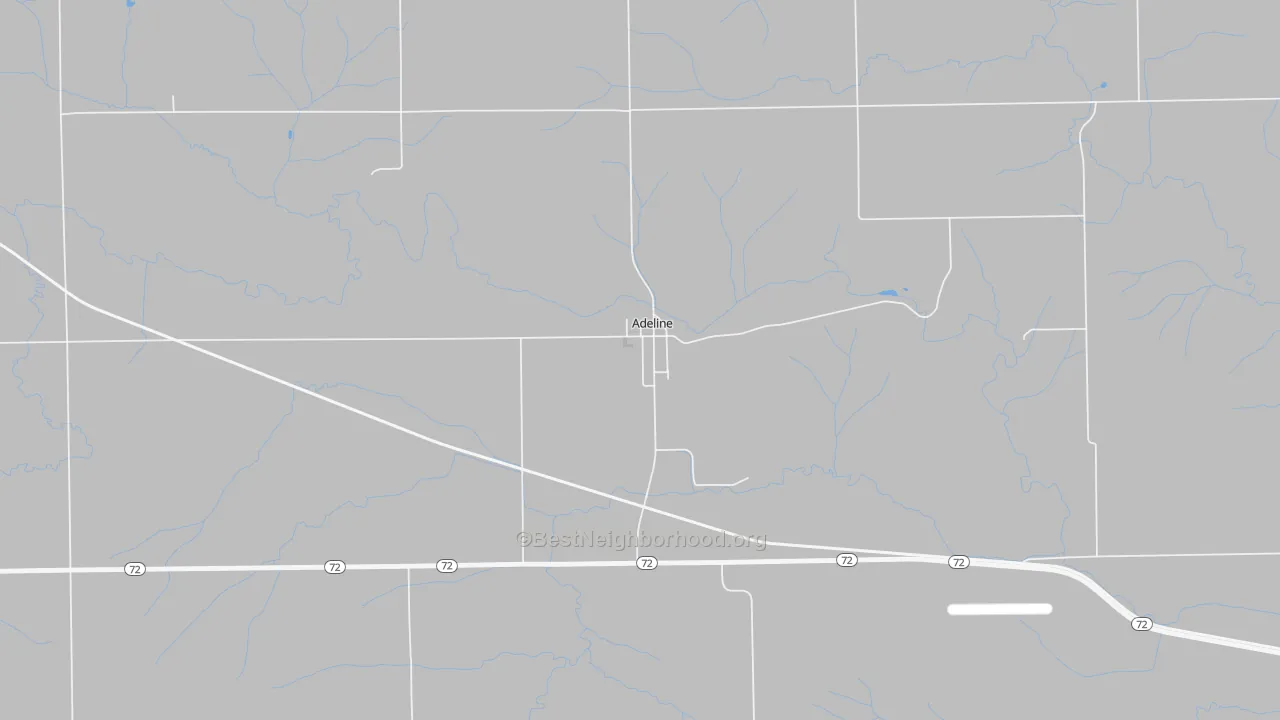 Transit Grade map of Adeline, IL