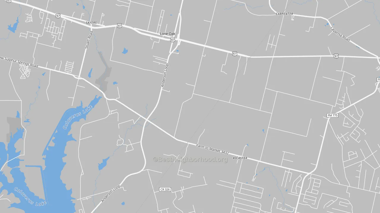 Transit Grade map of Adkins, TX