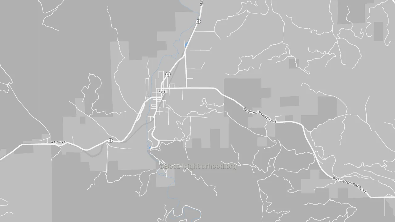 Transit Grade map of Adna, WA