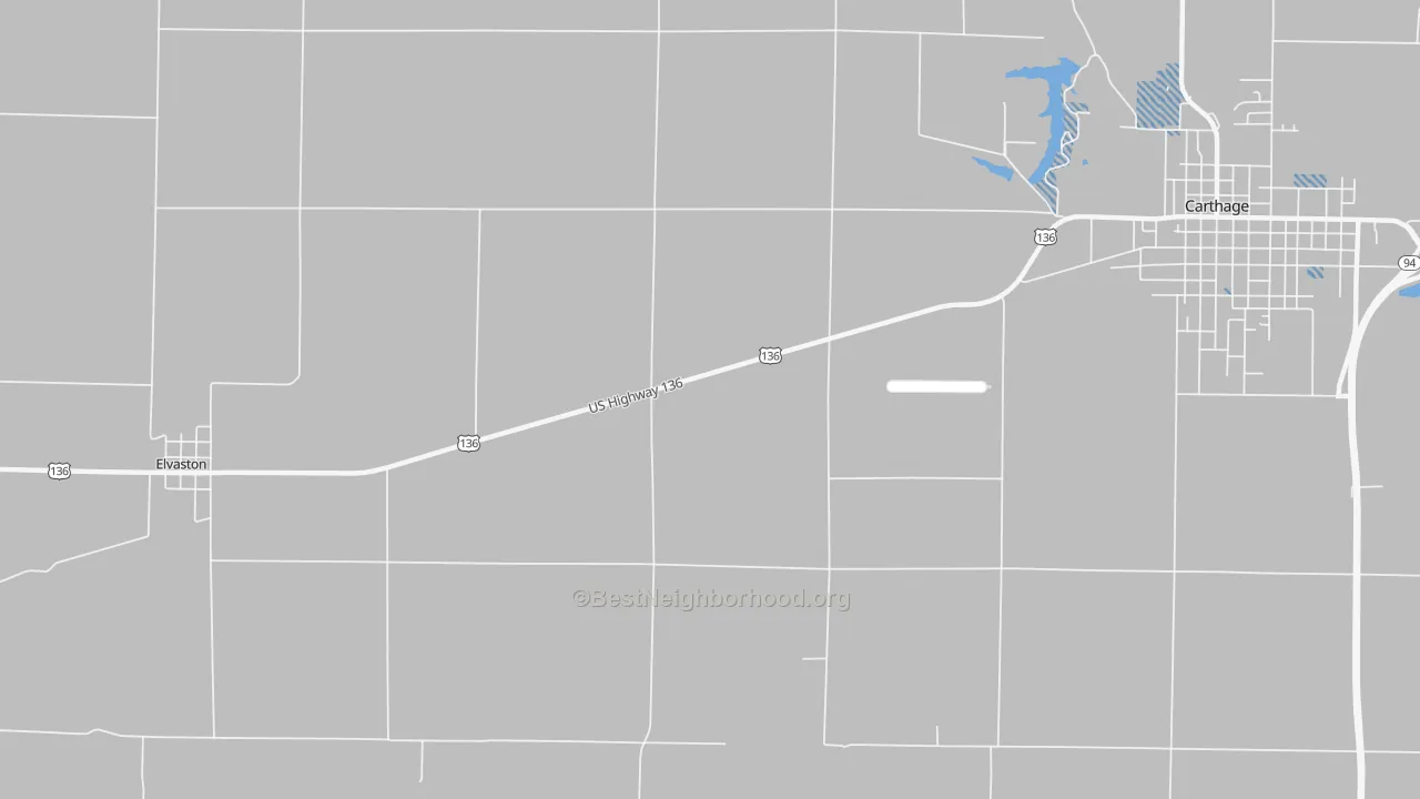 Transit Grade map of Adrian, IL