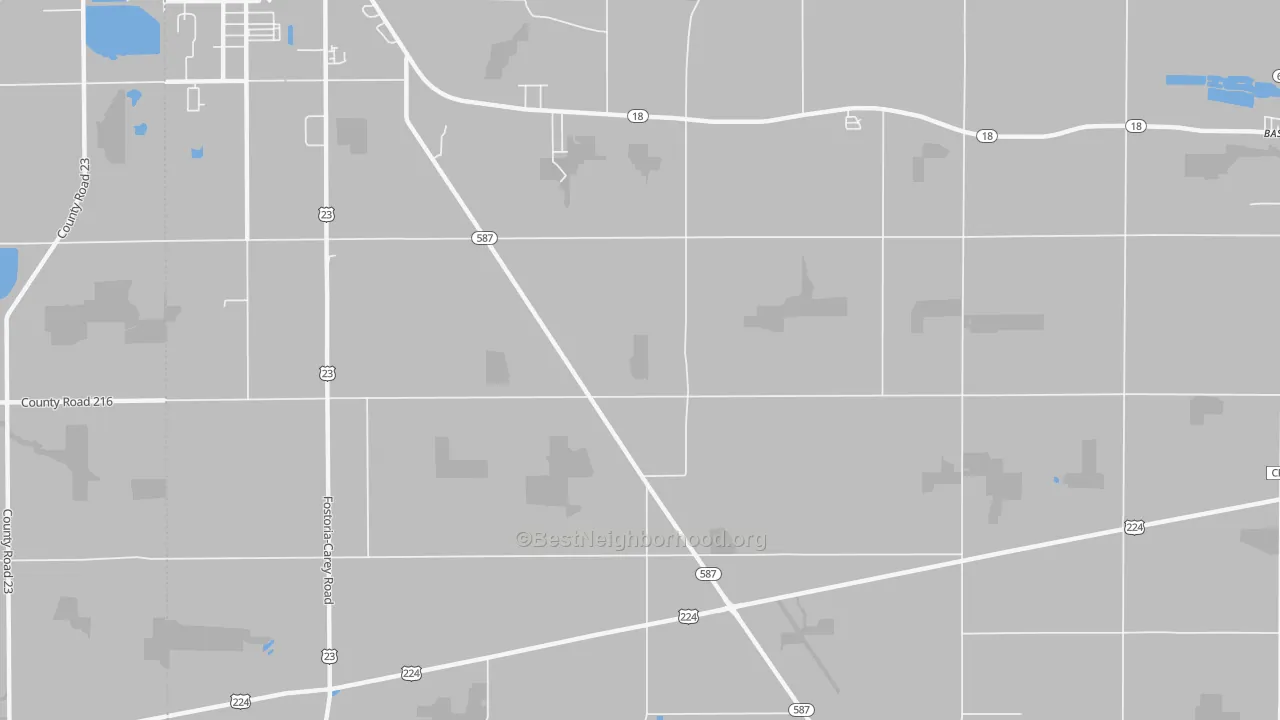 Transit Grade map of Adrian, OH