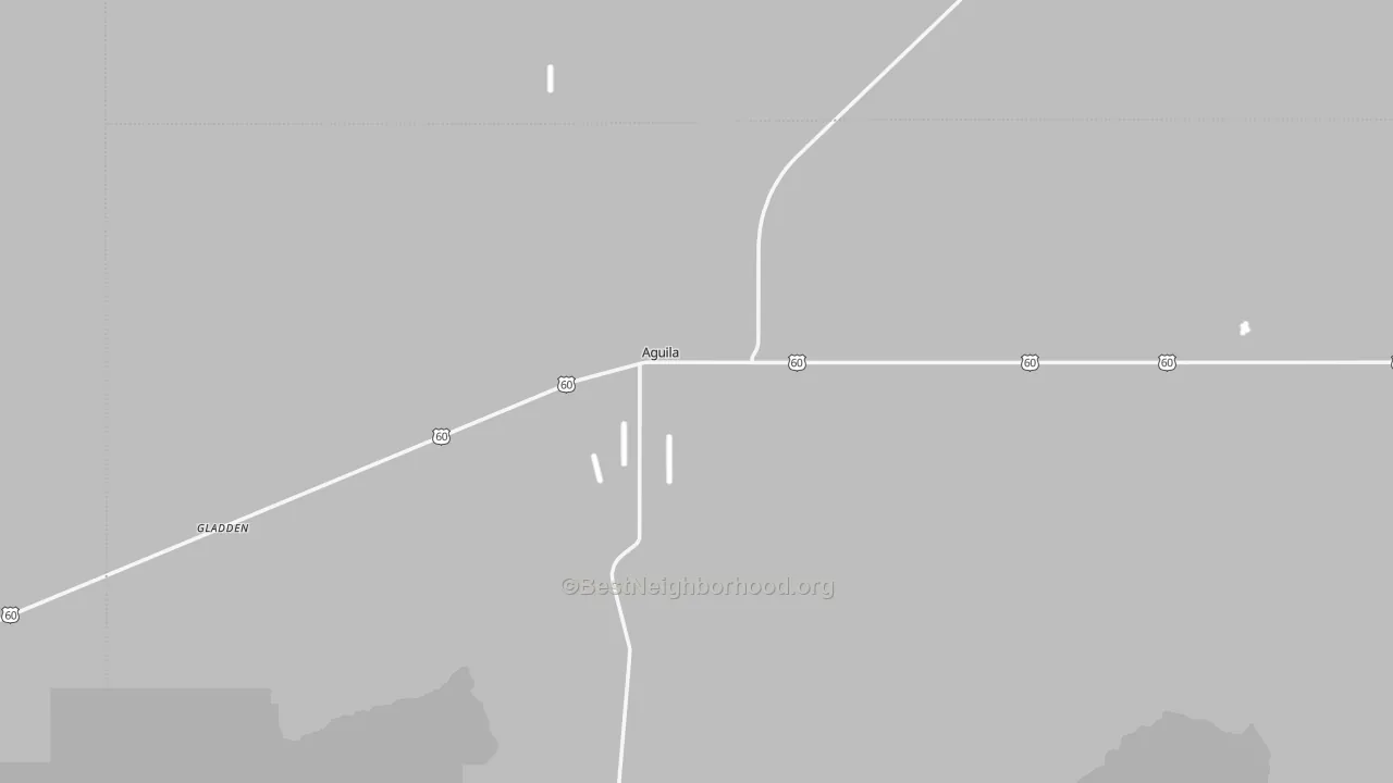 Transit Grade map of Aguila, AZ