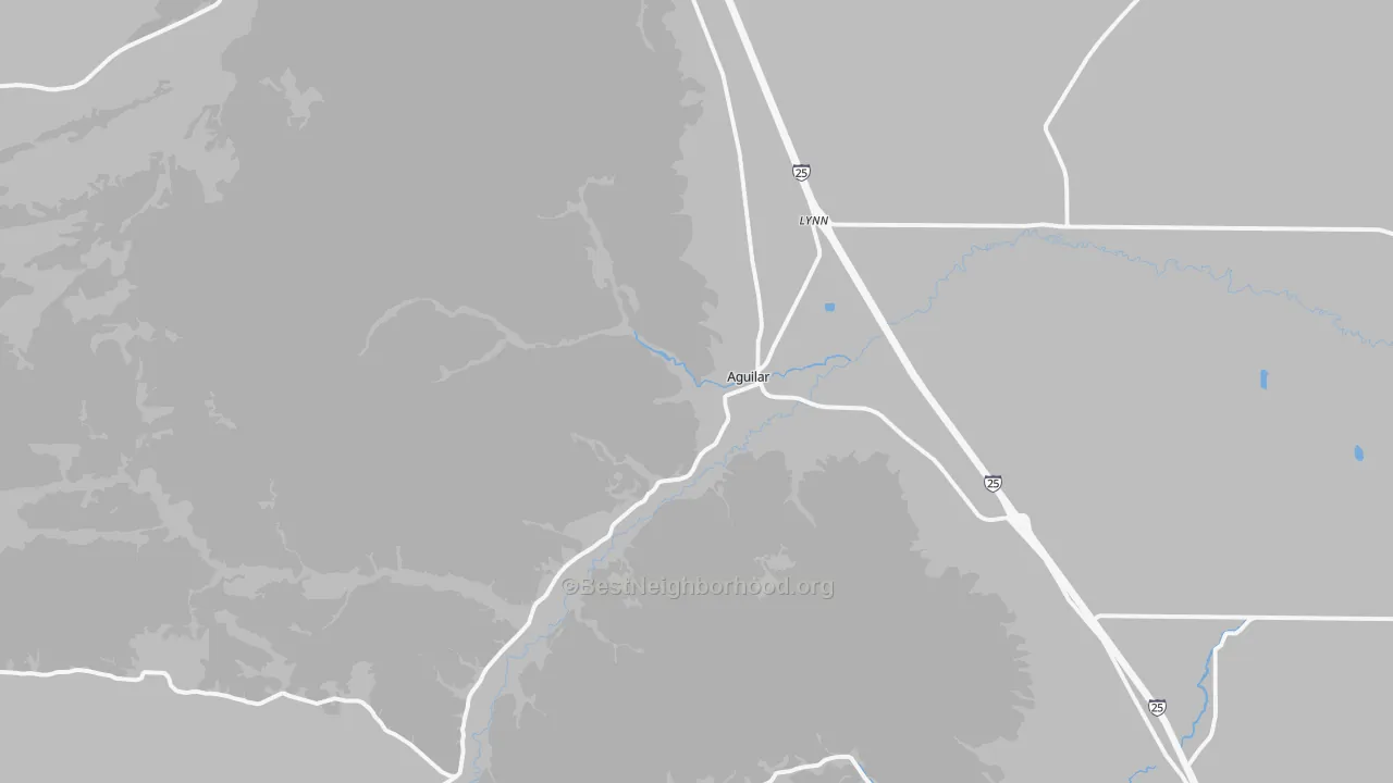 Transit Grade map of Aguilar, CO