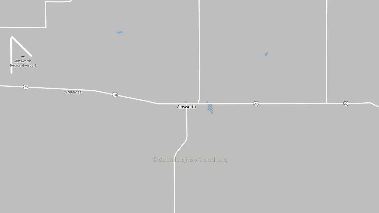 Transit Grade map of Ainsworth, NE