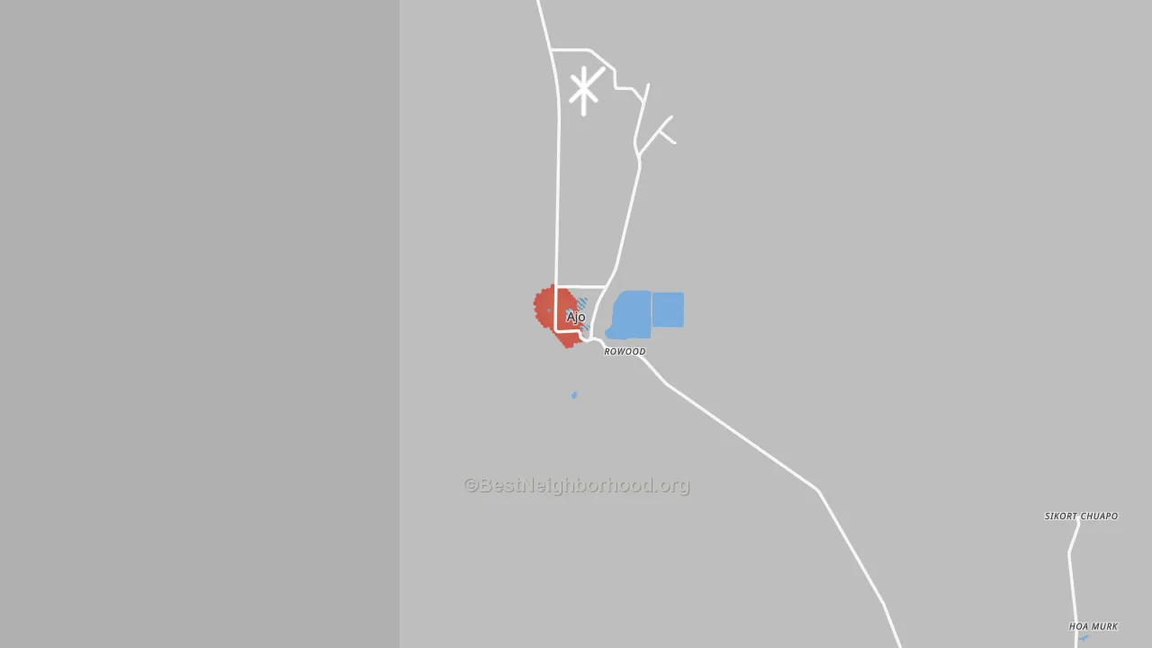 Transit Grade map of Ajo, AZ