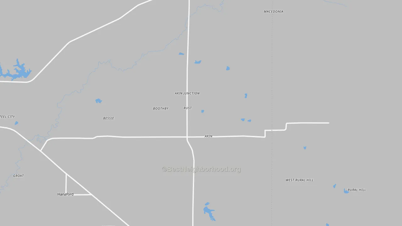 Transit Grade map of Akin, IL