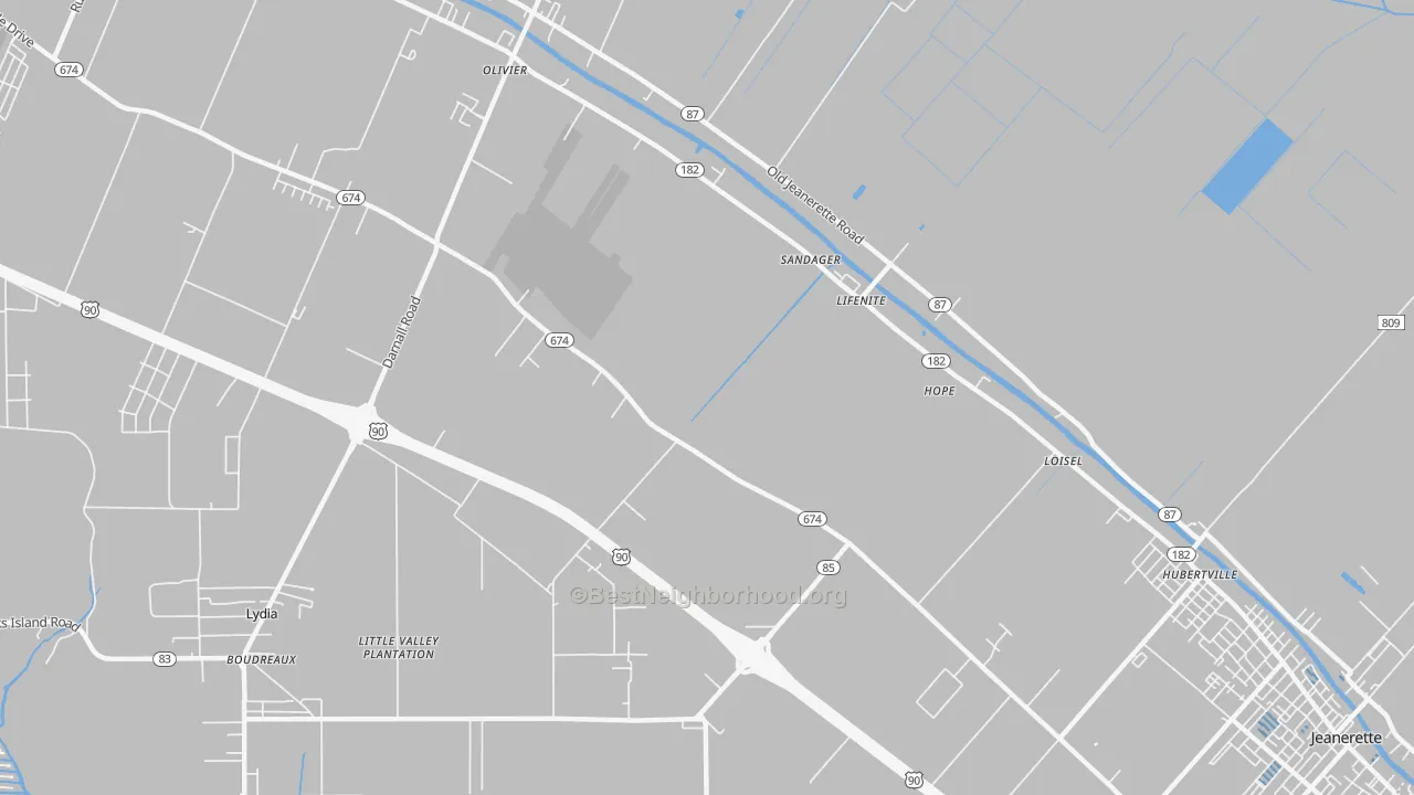 Transit Grade map of Albania, LA