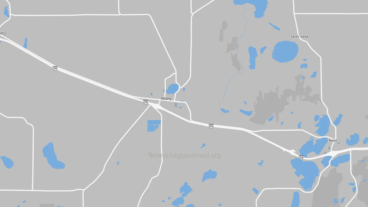 Transit Grade map of Albany, MN