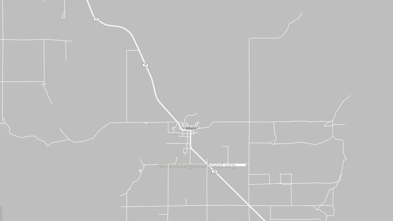 Transit Grade map of Albion, ID