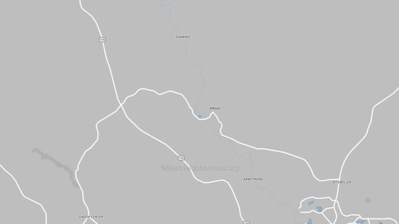 Transit Grade map of Albion, WA