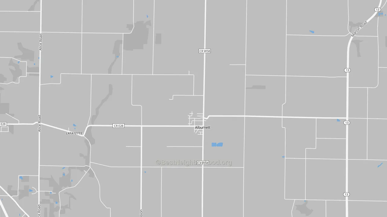 Transit Grade map of Alburnett, IA