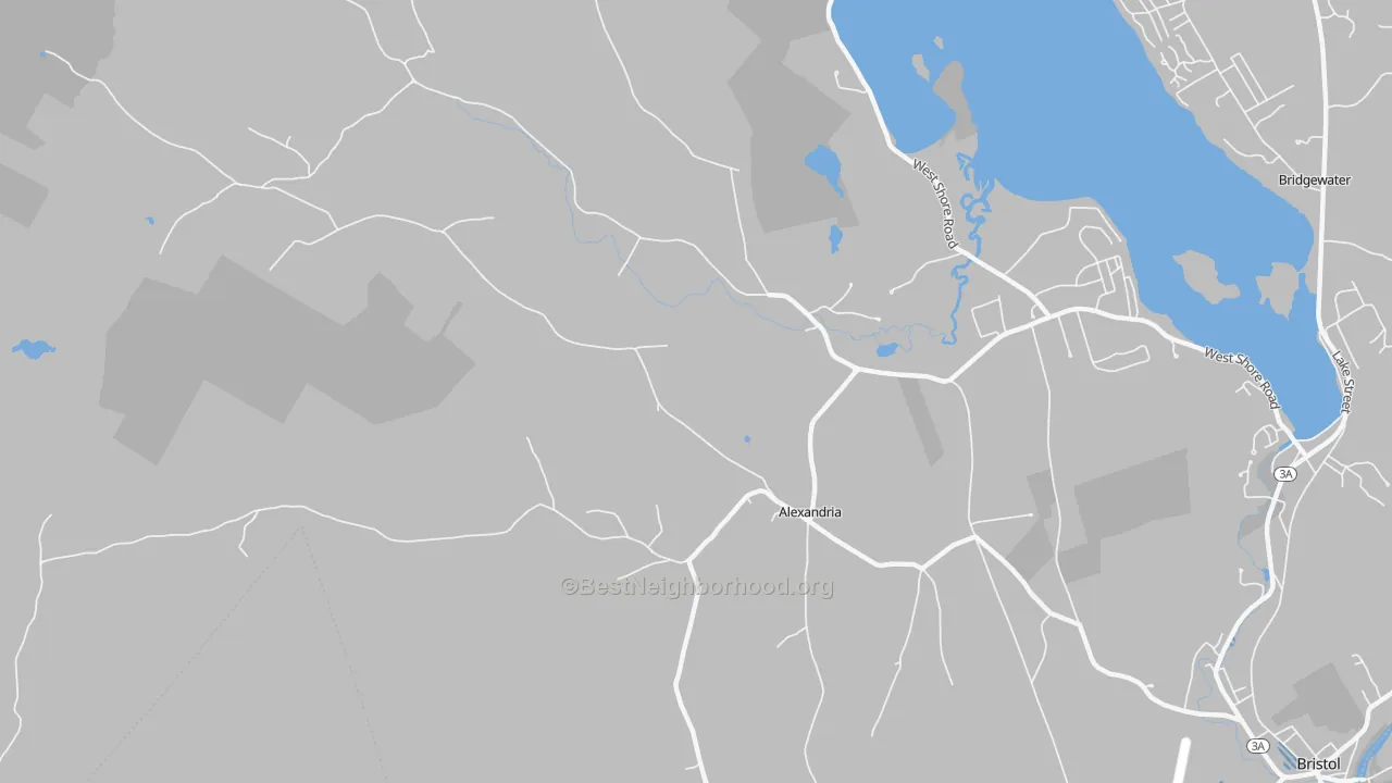 Transit Grade map of Alexandria, NH