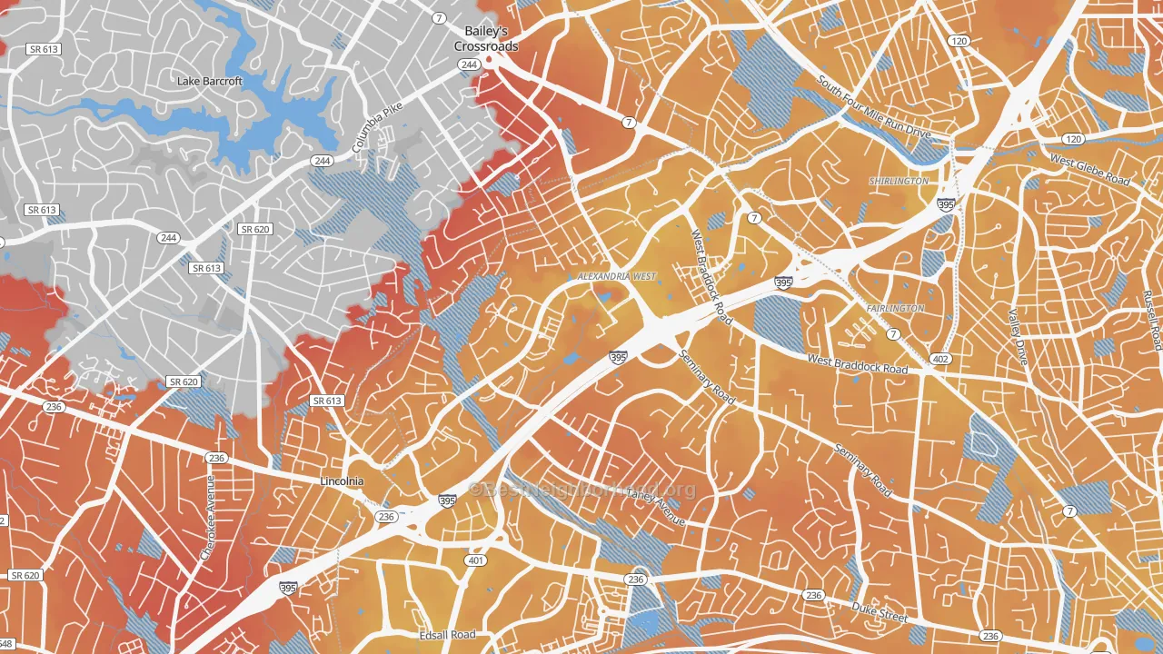 Transit Grade map of Alexandria Wrest, Alexandria, VA