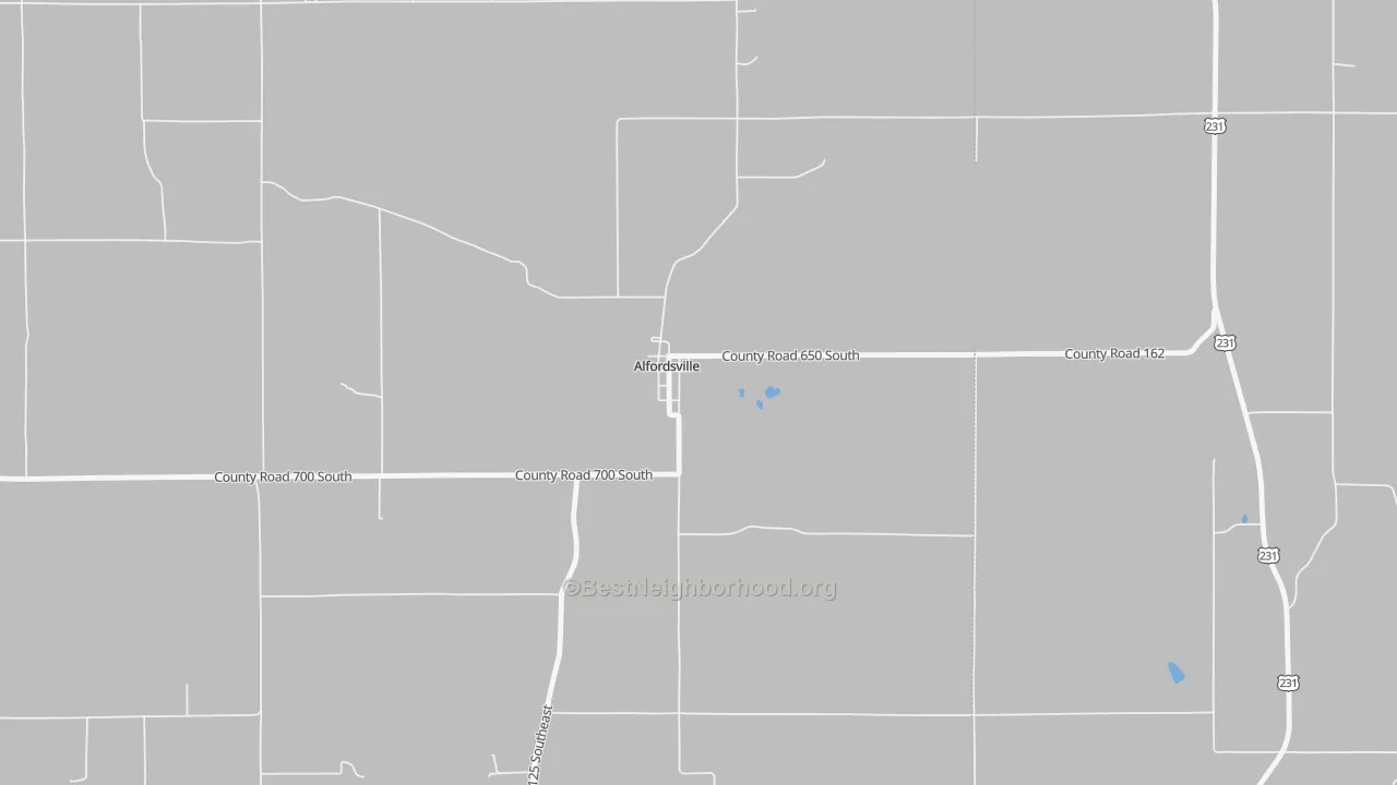 Transit Grade map of Alfordsville, IN