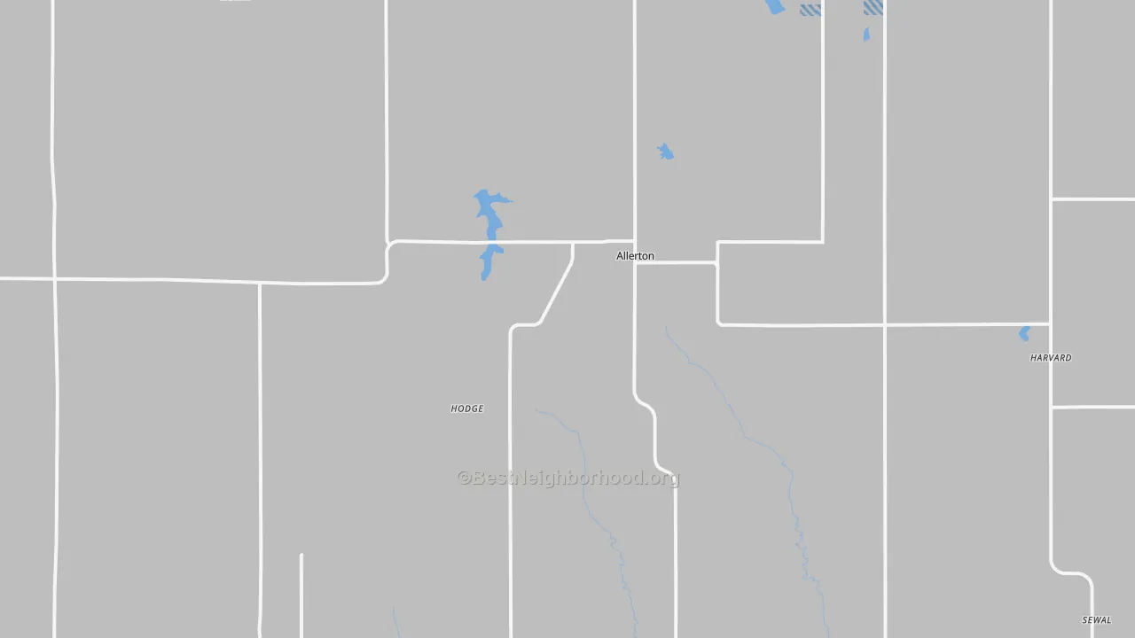 Transit Grade map of Allerton, IA