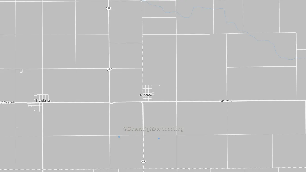 Transit Grade map of Allerton, IL
