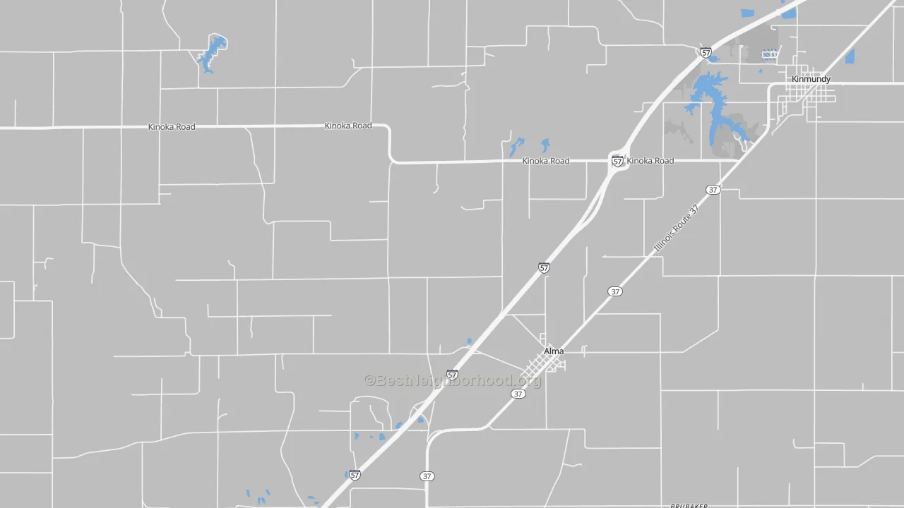 Transit Grade map of Alma, IL