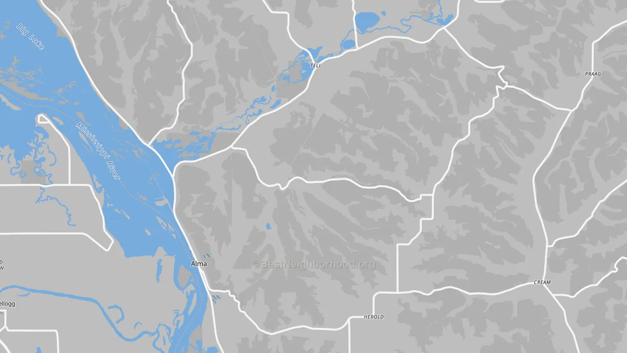 Transit Grade map of Alma, WI