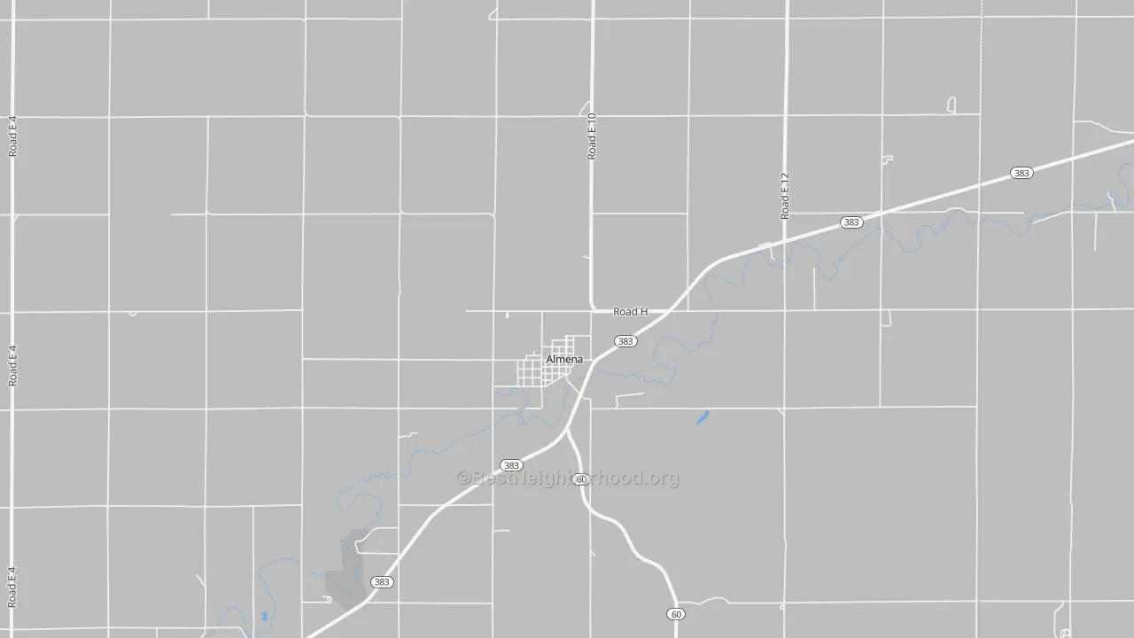 Transit Grade map of Almena, KS
