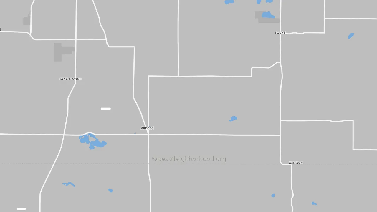 Transit Grade map of Almond, WI