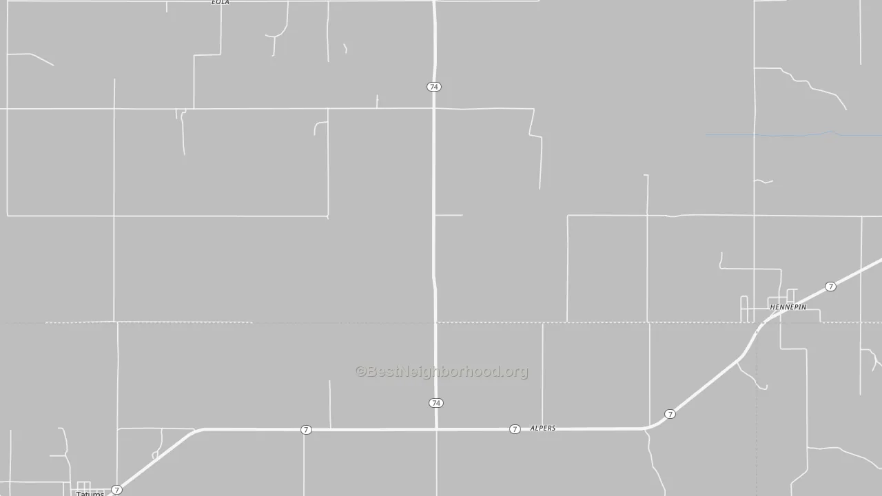Transit Grade map of Alpers, OK