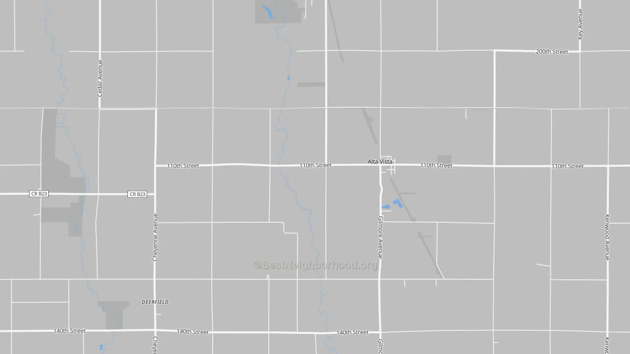 Transit Grade map of Alta Vista, IA