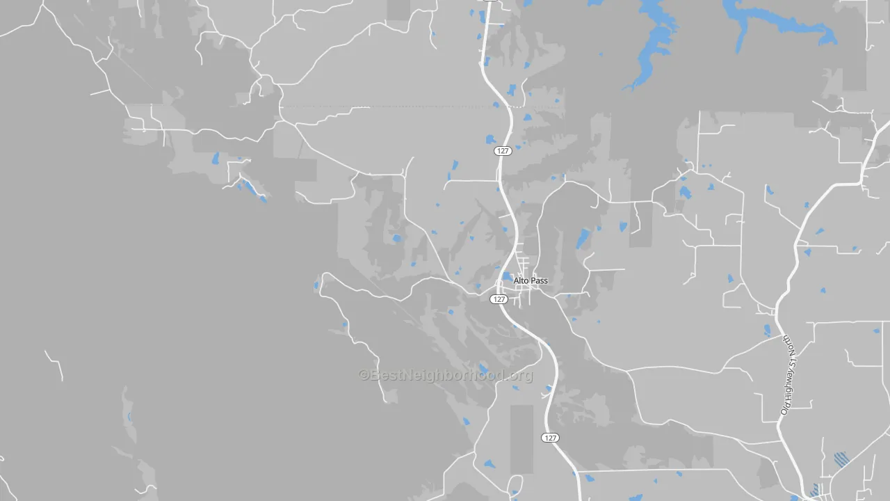 Transit Grade map of Alto Pass, IL