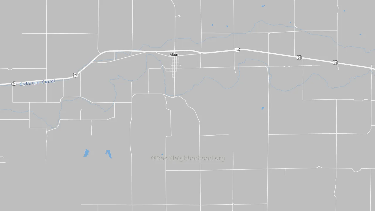 Transit Grade map of Alton, KS