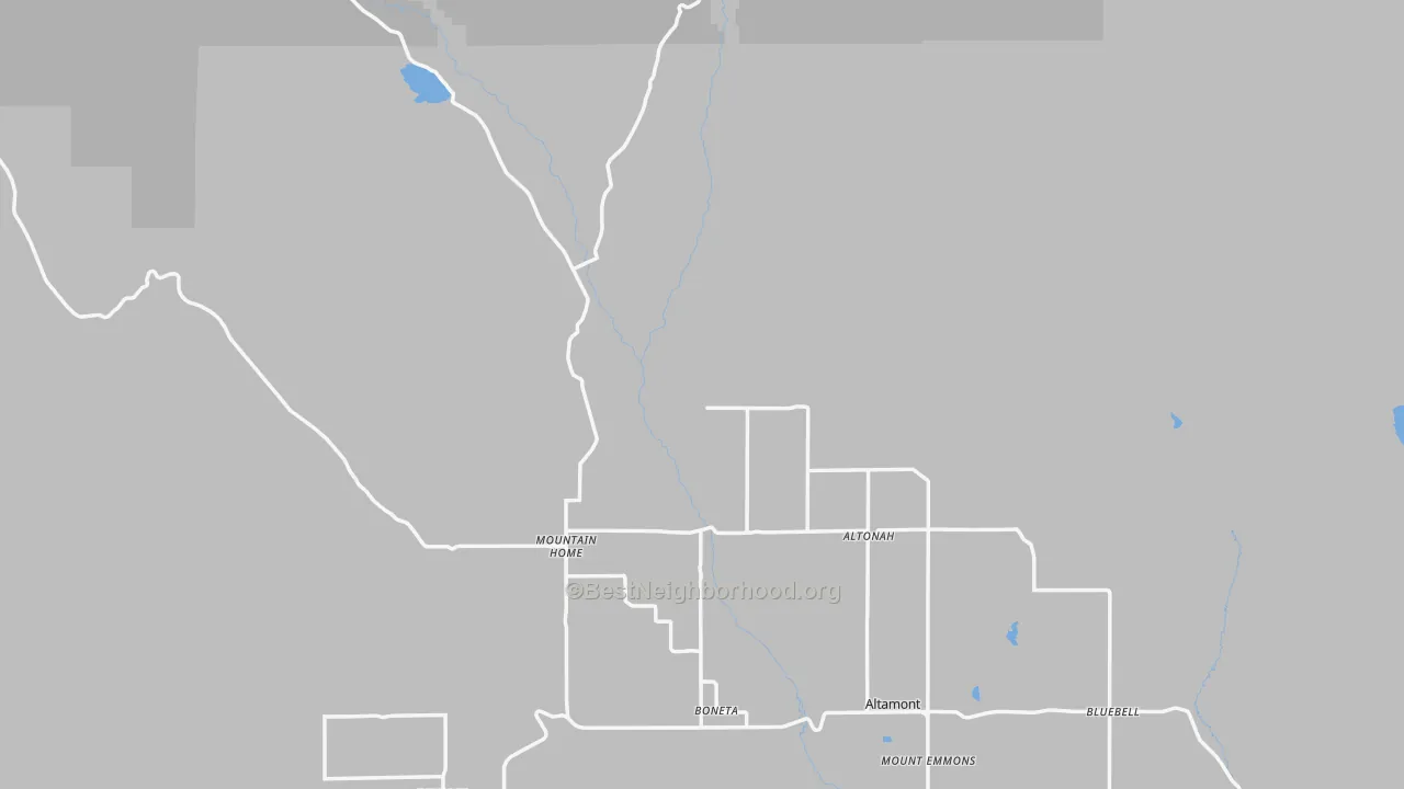 Transit Grade map of Altonah, UT