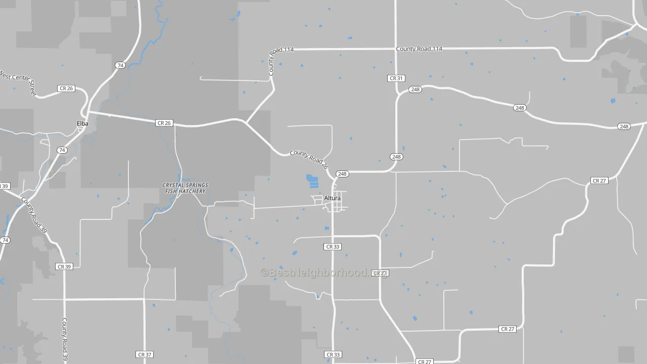 Transit Grade map of Altura, MN