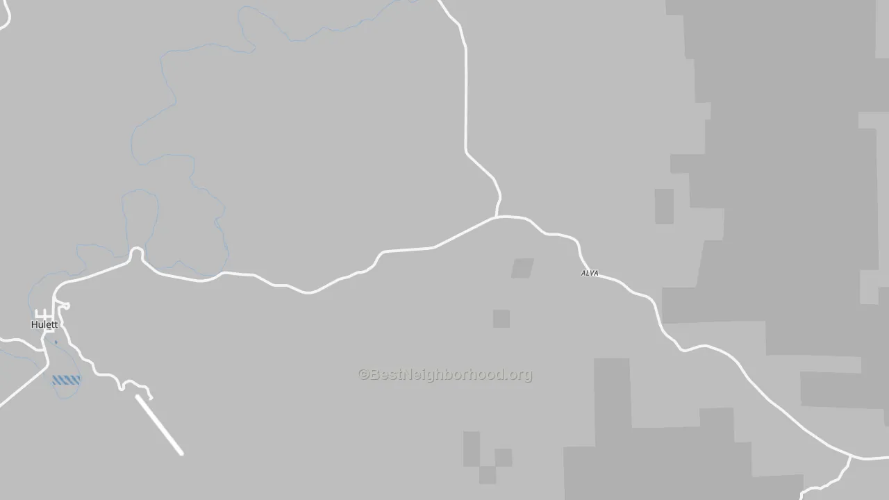 Transit Grade map of Alva, WY