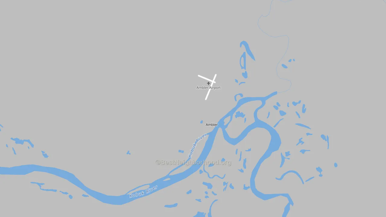 Transit Grade map of Ambler, AK