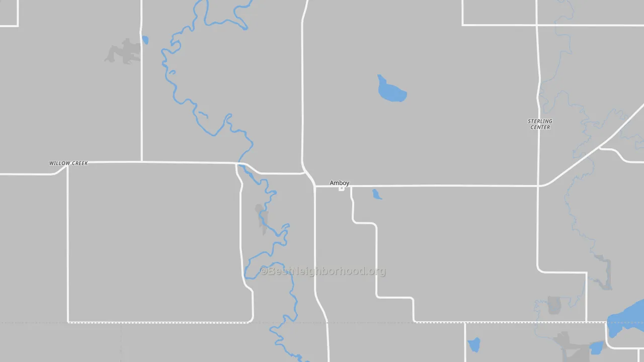 Transit Grade map of Amboy, MN