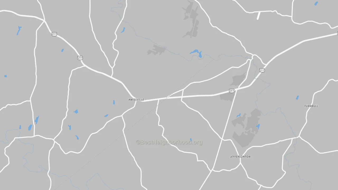 Transit Grade map of Amissville, VA