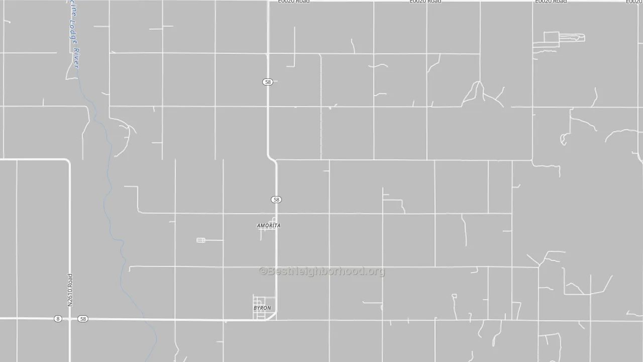 Transit Grade map of Amorita, OK
