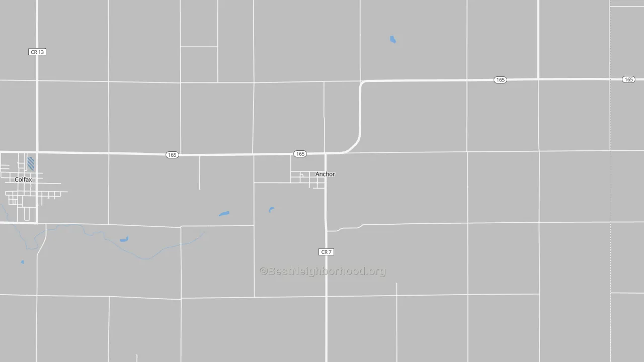 Transit Grade map of Anchor, IL