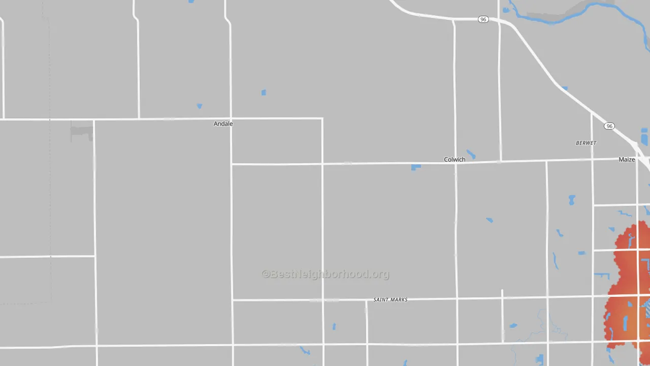 Transit Grade map of Andale, KS