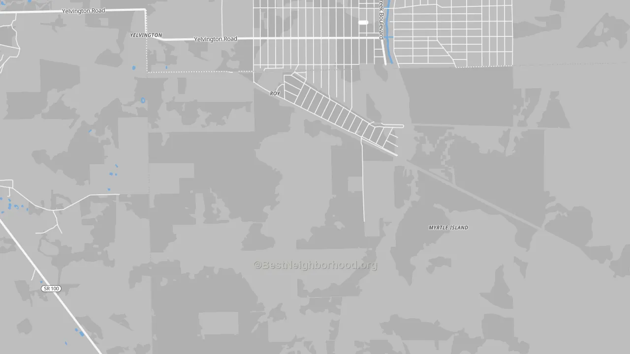 Transit Grade map of Andalusia, FL
