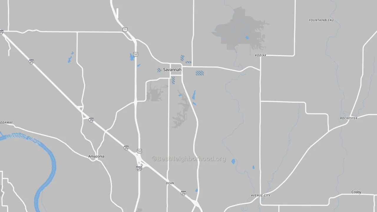Transit Grade map of Andrew County, MO