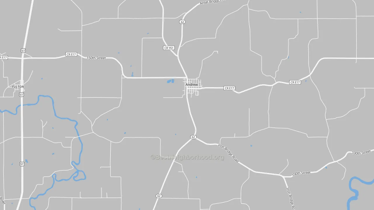 Transit Grade map of Andrew, IA