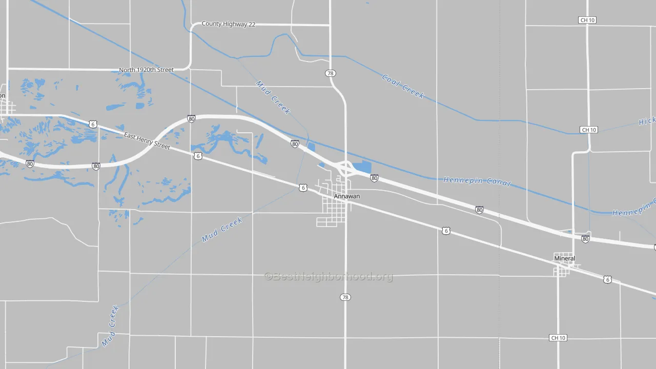 Transit Grade map of Annawan, IL